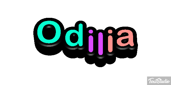 Odilia Effetto testo