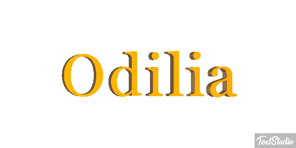 Odilia Effetto testo