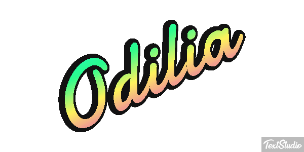 Odilia Effetto testo