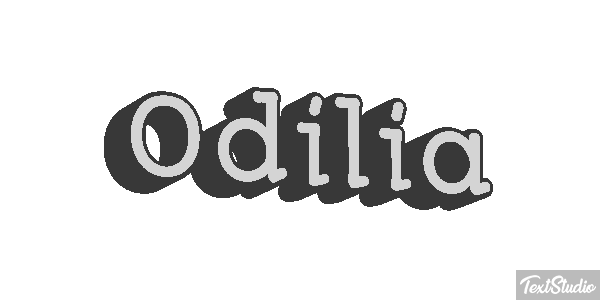 Odilia Effetto testo