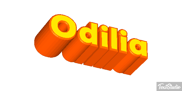 Odilia Effetto testo