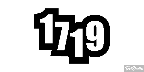 1719 Text effect