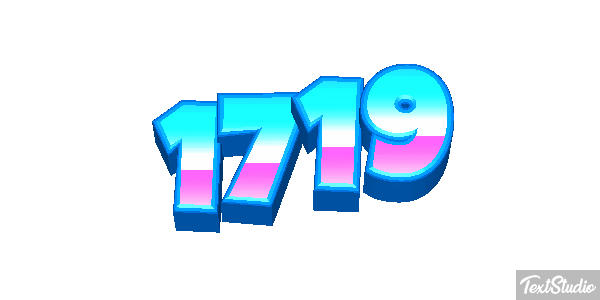 1719 Text effect