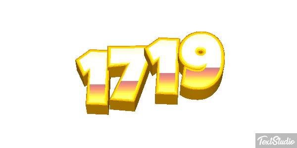 1719 Text effect