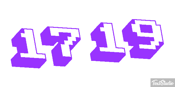 1719 Text effect