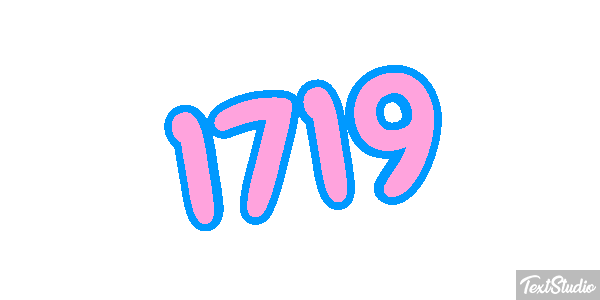 1719 Text effect