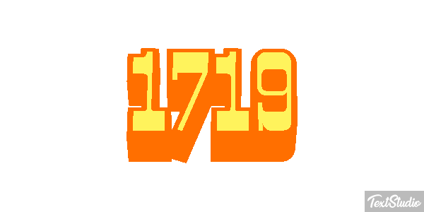 1719 Text effect