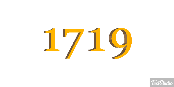 1719 Text effect