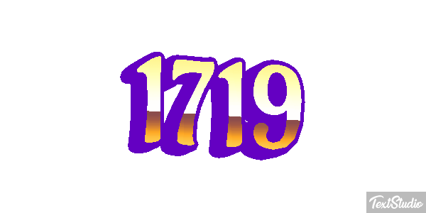 1719 Text effect