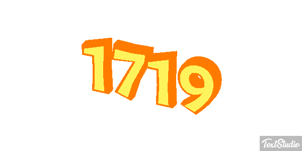 1719 Text effect