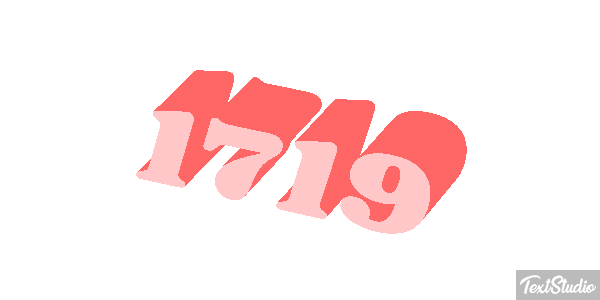 1719 Text effect
