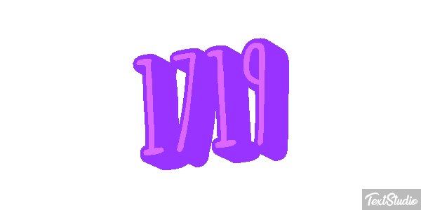 1719 Text effect