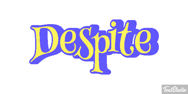 Despite Текстовый эффект