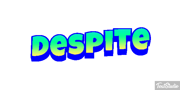 Despite Текстовый эффект