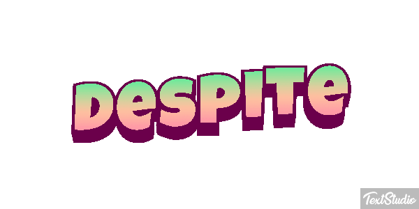Despite Текстовый эффект