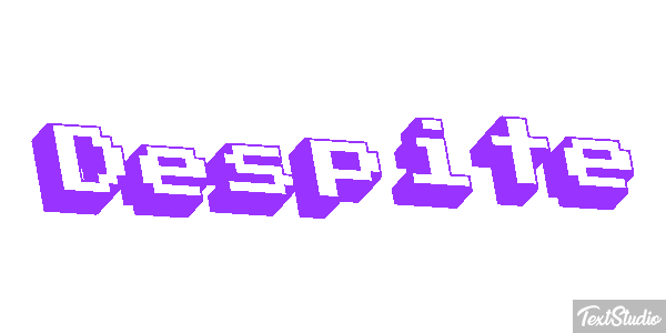 Despite Текстовый эффект