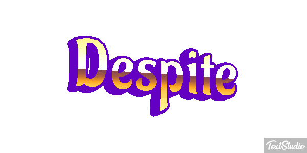 Despite Текстовый эффект