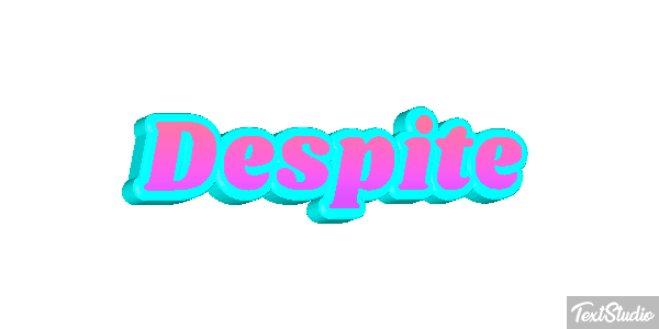 Despite Текстовый эффект