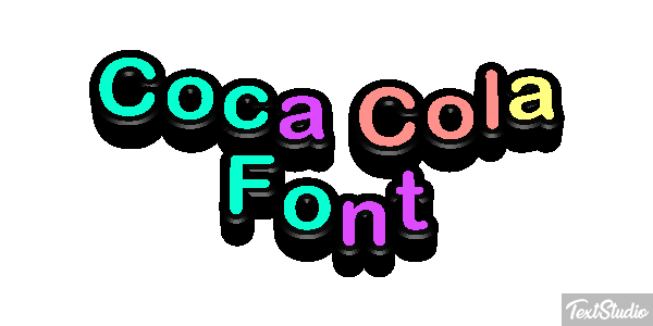 Coca Cola Font Text effect
