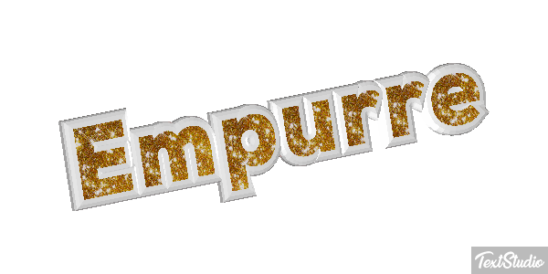 Empurre Efecto de texto