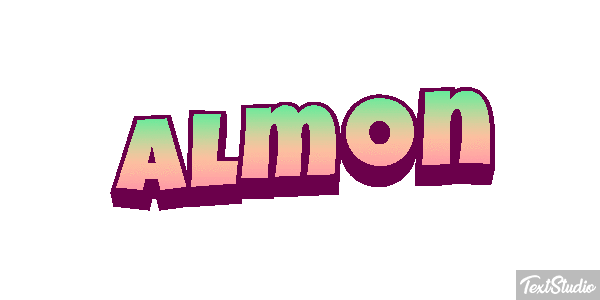 Almon Text effect