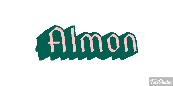 Almon Text effect