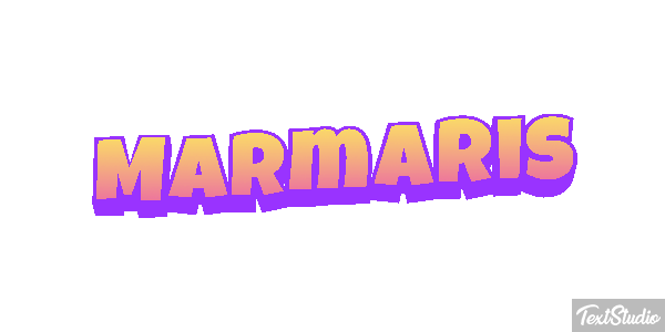 Marmaris テキスト効果