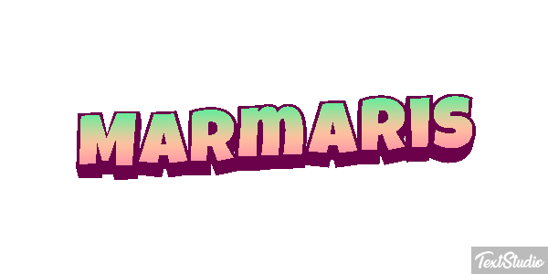 Marmaris テキスト効果