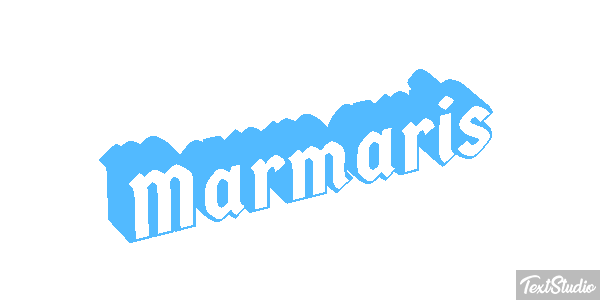 Marmaris テキスト効果