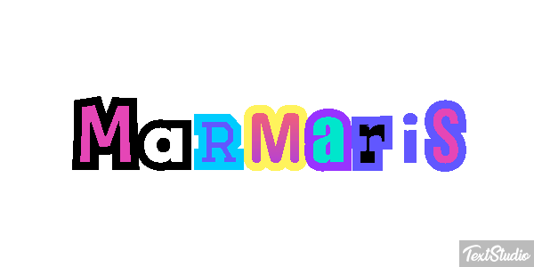 Marmaris テキスト効果