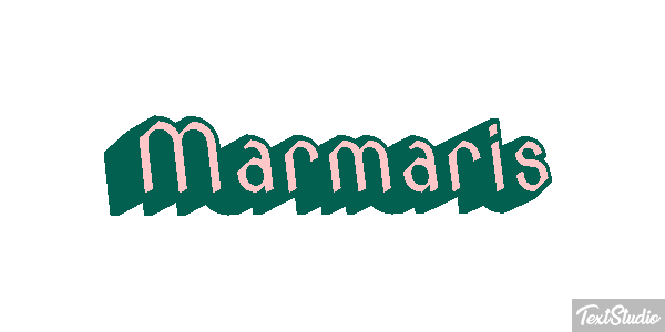 Marmaris テキスト効果