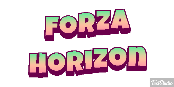 Forza Horizon Effetto testo
