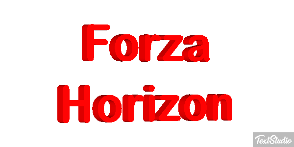 Forza Horizon Effetto testo