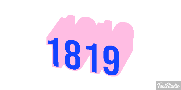 1819 Текстовый эффект