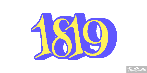 1819 Текстовый эффект