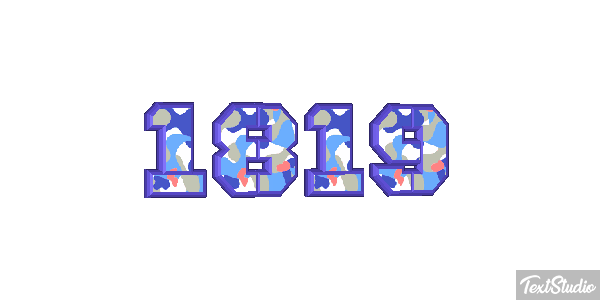 1819 Текстовый эффект