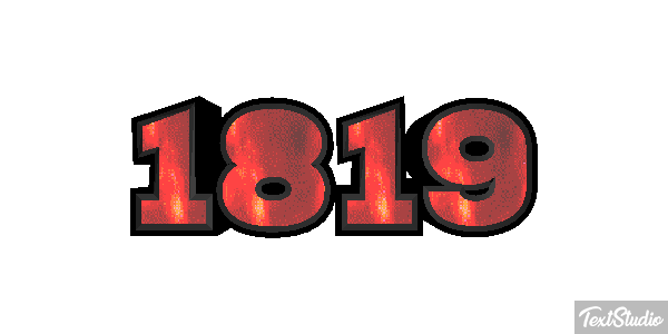 1819 Текстовый эффект