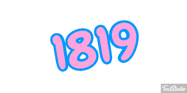 1819 Текстовый эффект