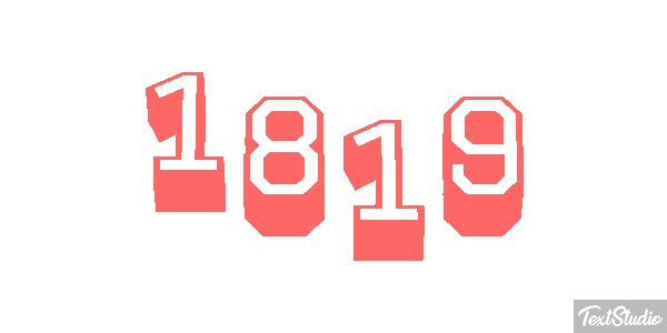 1819 Текстовый эффект