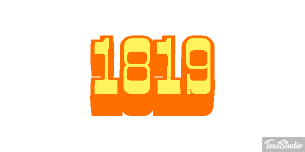 1819 Текстовый эффект