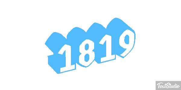 1819 Текстовый эффект
