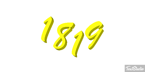 1819 Текстовый эффект