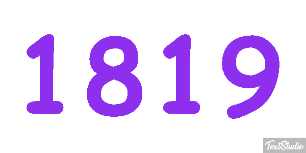 1819 Текстовый эффект