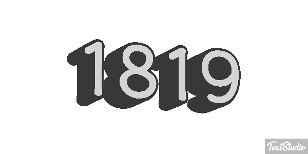 1819 Текстовый эффект