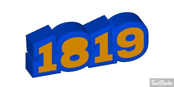 1819 Текстовый эффект