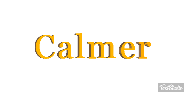 Calmer Effet de texte