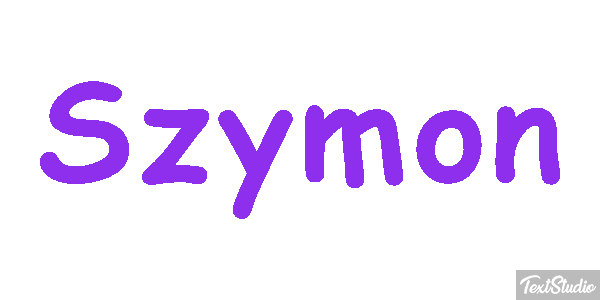 Szymon Effet de texte
