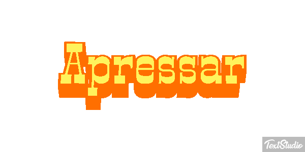 Apressar Efeito do texto