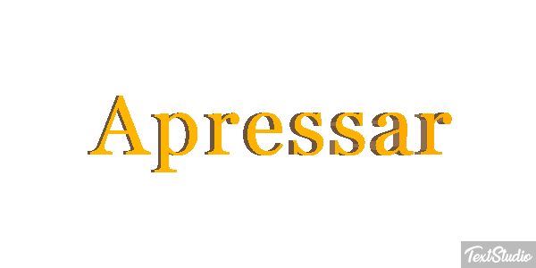 Apressar Efeito do texto