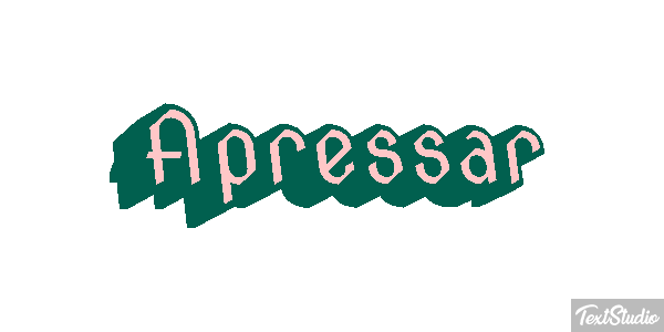 Apressar Efeito do texto